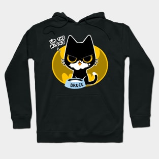 I'm the night - hero cat mask - cute and angry kitty Hoodie